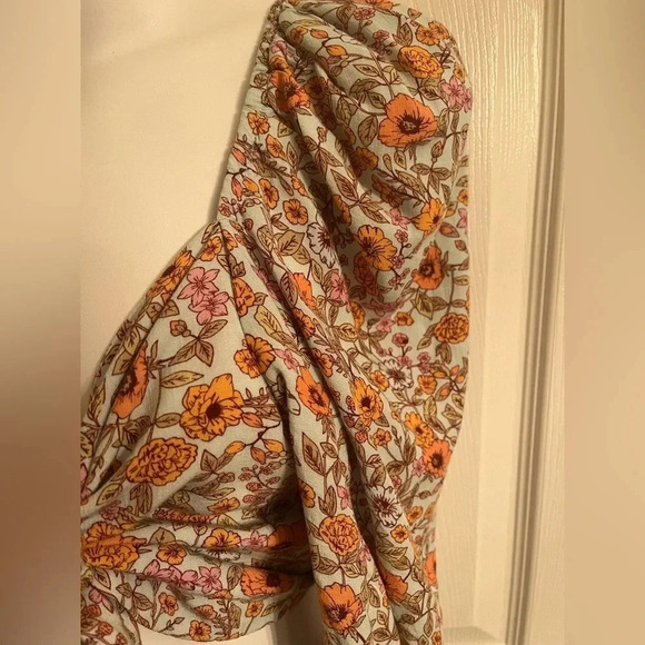 Maaji Colombian Floral Crop‎ Top Blouse | Size: Large - Picture 8 of 13